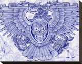 Blue Eagle Reproducción en lienzo de la lámina por Mouse Lopez
