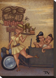 Tiki Al's Stretched Canvas Print by Dwight Francis