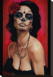 Isabella Muerta Stretched Canvas Print by Daniel Esparza