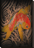 Koi Stretched Canvas Print by Clark North