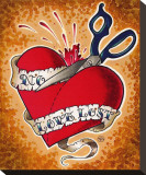 No Love Lost Stretched Canvas Print by Brittany Morgan