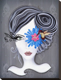 Beija Flor Stretched Canvas Print by Elaina Soto