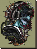 Geiko Stretched Canvas Print by  Leighderhosen
