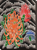 Chrysanthemum Stretched Canvas Print by David Simmes