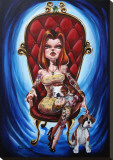 Kanina Stretched Canvas Print by Gabi Spree