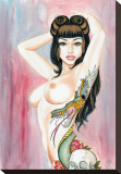 Jesso's Venom Stretched Canvas Print by  Jesso