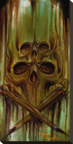 Green Skulls Impressão em tela esticada por Manuel Valenzuela