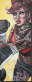 Death Punch Stretched Canvas Print by Trevor Bonkers