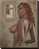 Jeff's Mannequin Stretched Canvas Print by  Jesso