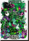 Greed Stretched Canvas Print by Tegan Coddington