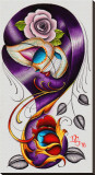 Violet Stretched Canvas Print by Dave Sanchez Violet Stretched Canvas Print by Dave Sanchez