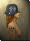 F.T.W. Stretched Canvas Print by David DeFigueredo