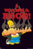 The Simpsons - Wanna Rock Affiches