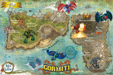 Gormiti - Island Map Pósters