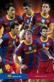 FC Barcelona-Group- 2010/11 Poster