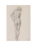 Nude study of Andromeda Giclee-trykk av Edward Burne-Jones