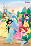 Disney Princess - Posing Kunstdrucke
