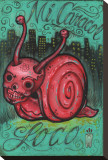 Caracol Stretched Canvas Print by Whitney Lenox