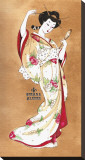 Traditional Geisha Stretched Canvas Print by Susana Alonso