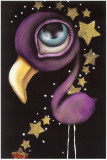 Purple Flamingo Posters par Abril Andrade