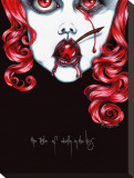 Deadly Sweet Stretched Canvas Print by Tegan Coddington