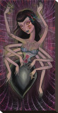 Venom Stretched Canvas Print by Whitney Lenox