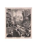 Gin Lane Giclee Print by William Hogarth