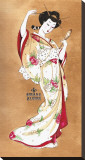 Traditional Geisha Stretched Canvas Print by Susana Alonso