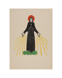 Our Lady of Lourdes Giclee Print by Eric Gill