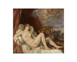 Danäe, ca. 1554 Impressão giclée por called Titian, Workshop of Tiziano Vecellio
