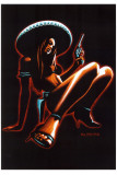 Chica Peligrosa Poster von Marco Almera