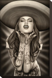 Ranchera Stretched Canvas Print by  Spider (Artist)