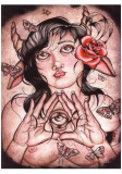 Mnemosyne Medea Poster par Bethannie Newsome Steelman