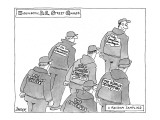 "Washington D.C. Street Gangs-A Random Sampling" - New Yorker Cartoon Premium Giclee Print by Jack Ziegler
