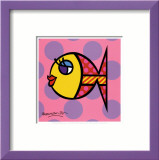 Poisson à pois Affiches par Romero Britto