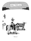 Early Profiling-"Pull over." - New Yorker Cartoon Premium Giclee Print by J.C. Duffy