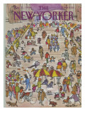 The New Yorker Cover - May 21, 1984 Premium Giclee Print by James Stevenson