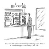 "It's a new anti-depressant—instead of swallowing it, you throw  it at any… Premium Giclee Print by Tom Cheney