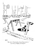 "My name is Ozymandias, king of kings: Look on my works,  ye Mighty, and d…" - New Yorker Cartoon Premium Giclee Print by George Booth