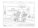 My First Visit to the Laundromat-'No starch on this one, either, O.K.?' - New Yorker Cartoon Premium Giclee Print by Jack Ziegler