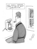 For Mervyn, Mornings Were A Time Of Quiet Introspection' - New Yorker Cartoon Premium Giclee Print by J.C. Duffy
