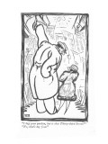 "I beg your pardon, but is that Thirty-third Street?" -"No, that's my foot…" - New Yorker Cartoon Premium Giclee Print by Van Ass 