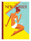 The New Yorker Cover - August 9, 2010 Premium Giclee Print by Christoph Niemann