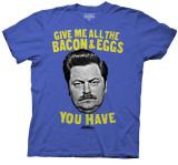 Parks and Recreation - Bacon & Eggs (Slim Fit) T-Shirts