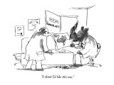 Rhinoplasty-"I think I'd like this one." - New Yorker Cartoon Premium Giclee Print by Sidney Harris