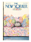 The New Yorker Cover - January 15, 1979 Premium Giclee Print by Ronald Searle