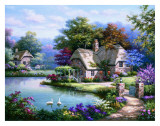 Cabaña del cisne I Láminas por Sung Kim
