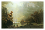 Sierra Nevada Morning Posters by Albert Bierstadt
