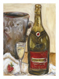 Champagne and Strawberries Prints by Nicole Etienne