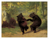 Dancing Bears Art by William Holbrook Beard